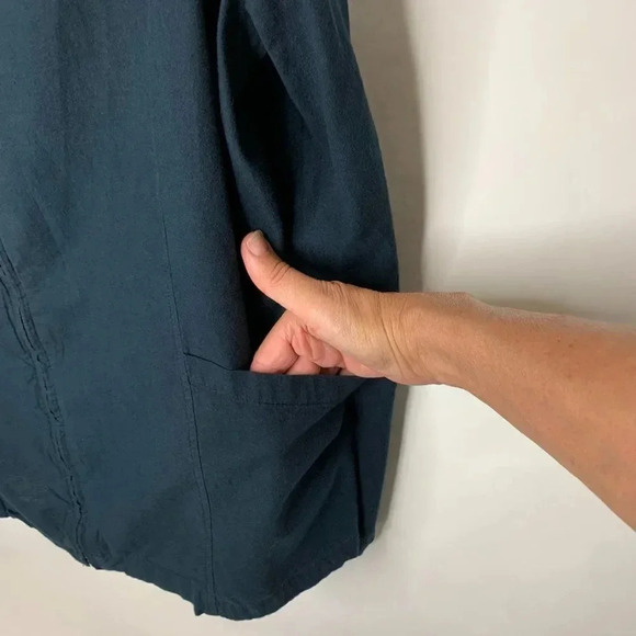 Fresh Produce Women's Long Sleeve Full Zip Jacket Blue Hoodie Size X-Large VGUC - Picture 7 of 16